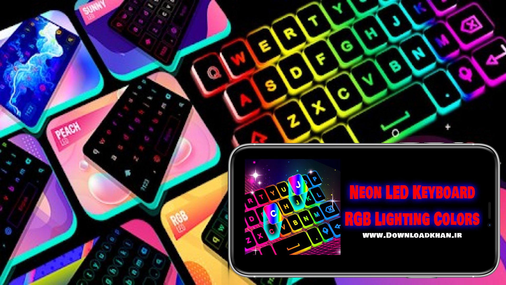 Neon LED Keyboard