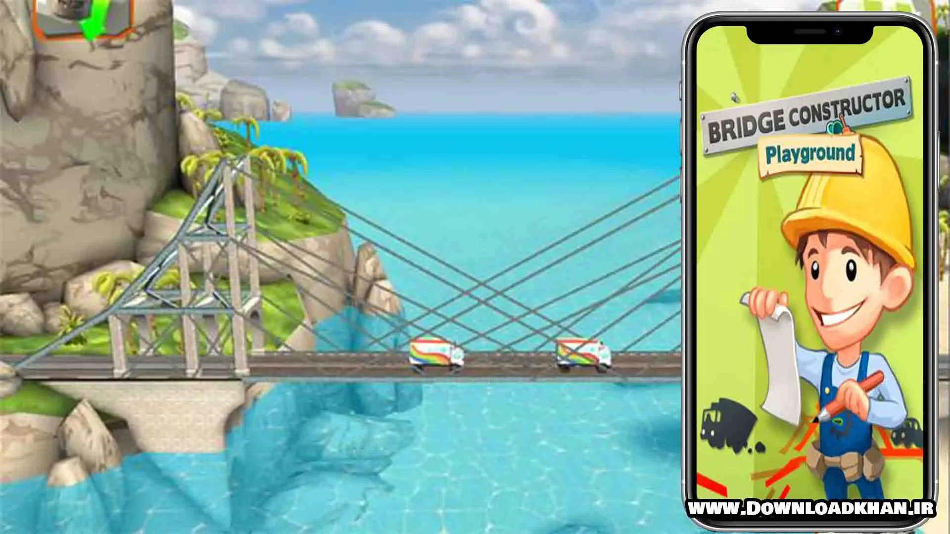 Bridge Constructor Playground FREE(Downloadkhan.ir)